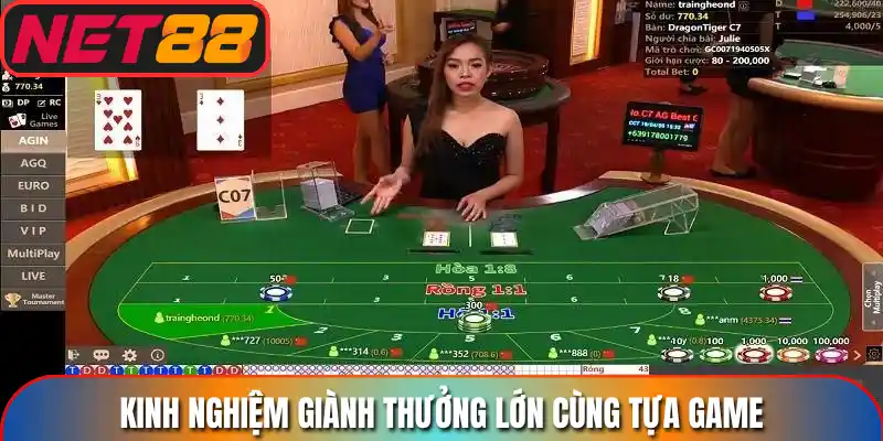 Kinh nghiệm giành thưởng lớn cùng tựa game