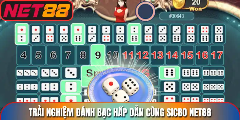 Trải nghiệm đánh bạc hấp dẫn cùng Sicbo net88