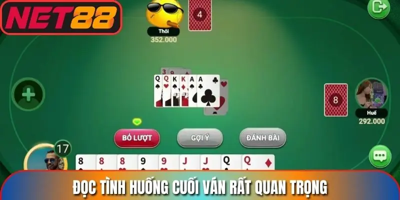 Đọc tình huống cuối ván rất quan trọng