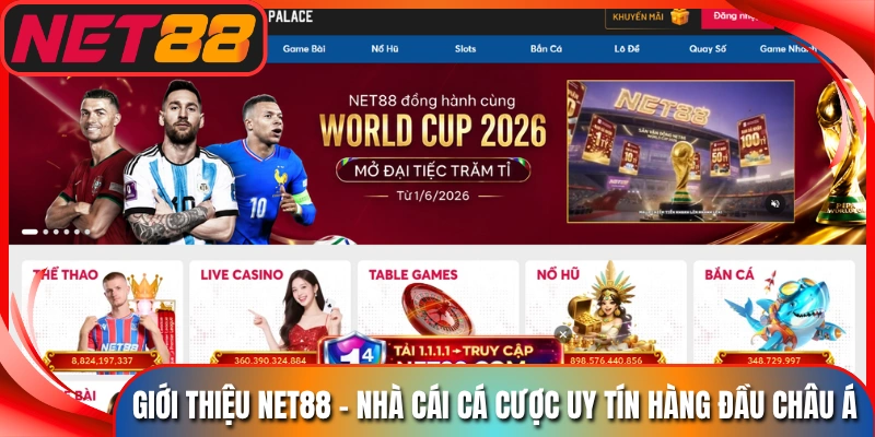 Gioi thieu net88 nha cai ca cuoc uy tin hang dau chau a