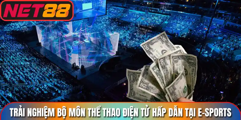 Trải nghiệm bộ môn thể thao điện tử hấp dẫn tại e-sports
